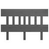 vidaXL Tête de lit Gris 153,5x3x81 cm Bois massif de pin