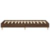 vidaXL Cadre de lit sans matelas ch&ecirc;ne marron 100x200 cm