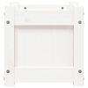 vidaXL Jardini&egrave;res 2 pcs blanc bois de pin massif