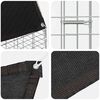 vidaXL Cage pour lapins Argent&eacute; 200 x 100 x 210 cm Acier galvanis&eacute;