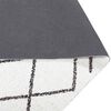 vidaXL Tapis de Cuisine Blanc 300 x 60 cm Velours