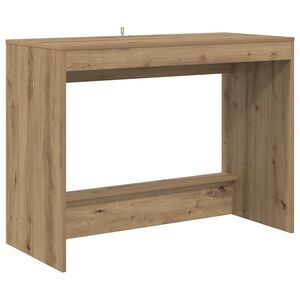 vidaXL Bureau de lit Ch&ecirc;ne artisanal Bois d'ing&eacute;nierie