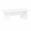 vidaXL Table basse Blanc 93 x 53 x 33 cm Bois d'ing&eacute;nierie