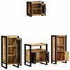 vidaXL Ensemble de mobilier de salle de bain avec tiroir 4 pcs