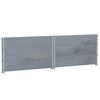 vidaXL Jardini&egrave;re gris 100x100 cm bois de pin massif