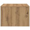 vidaXL Table basse Ch&ecirc;ne artisanal 50 x 50 x 35 cm Bois d'ing&eacute;nierie