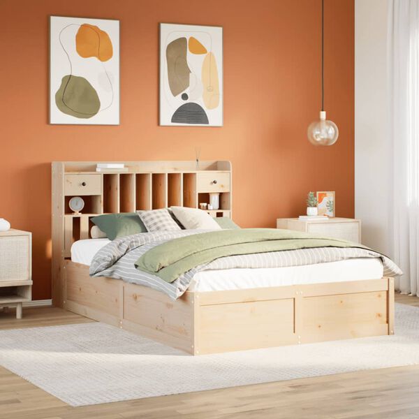 vidaXL Cadre de lit sans matelas 150x200 cm bois de pin massif