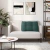 vidaXL Coussin de Dos Vert fonc&eacute; 80 x 24 x 50 cm Velours