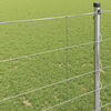 vidaXL Cl&ocirc;ture de prairie Argent&eacute; 50 x 1,2 m Acier galvanis&eacute;