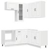 vidaXL Unit&eacute; de cuisine KALMAR 8 pc Blanc Bois d'ing&eacute;nierie