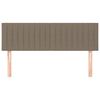 vidaXL T&ecirc;tes de lit Taupe 144x5x78/88 cm Tissu