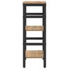 vidaXL &Eacute;tag&egrave;re Ch&ecirc;ne artisanal 40 x 29,5 x 81 cm Bois d'ing&eacute;nierie
