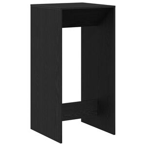 vidaXL Table de bar Ch&ecirc;ne noir 51 x 50 x 103,5 cm Bois d'ing&eacute;nierie