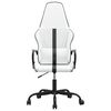 vidaXL Chaise de jeu de massage Noir et blanc Similicuir