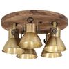 vidaXL Plafonnier 25 W laiton antique 50x50x25 cm E27