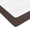 vidaXL Matelas de lit &agrave; ressorts ensach&eacute;s fermet&eacute; moyenne Marron 100x200x20 cm