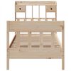 vidaXL Cadre de lit sans matelas 75x190 cm bois de pin massif