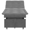 vidaXL Canap&eacute;-Lit Gris fonc&eacute; 194 x 67 x 82 cm Microfibre