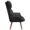 vidaXL fauteuil Noir 69 x 74 x 93 cm Cuir artificiel