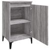 vidaXL Table de chevet sonoma gris 40x35x70 cm bois d'ing&eacute;nierie