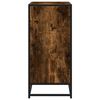 vidaXL Buffet chêne fumé 68x35x76 cm bois d'ingénierie et métal