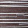 vidaXL Tapis d'ext&eacute;rieur Pinstripe ARAKIL Marron et blanc 400 &times; 300 cm