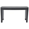 vidaXL Salon de jardin 4 pcs avec coussins Plastique Anthracite