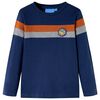 T-shirt enfants &agrave; manches longues bleu marine 104