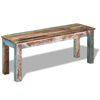 vidaXL Banc 110x35x45 cm Bois de r&eacute;cup&eacute;ration massif