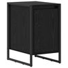 vidaXL Table de chevet Ch&ecirc;ne noir 39,5 x 30 x 50 cm Bois d'ing&eacute;nierie