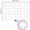 vidaXL Cl&ocirc;ture avec poteau Vert 0,6 x 10 m Acier et PVC