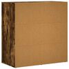 vidaXL Buffet ch&ecirc;ne fum&eacute; 79x38x80 cm bois d'ing&eacute;nierie