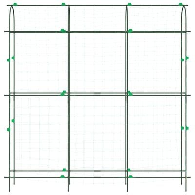 vidaXL Treillis de jardin pour plantes grimpantes forme de U acier