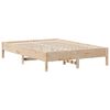 vidaXL Lit biblioth&egrave;que sans matelas 140x190 cm bois de pin massif