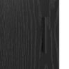 vidaXL Ensemble de mobilier de salle de bain 3 pcs Ch&ecirc;ne noir