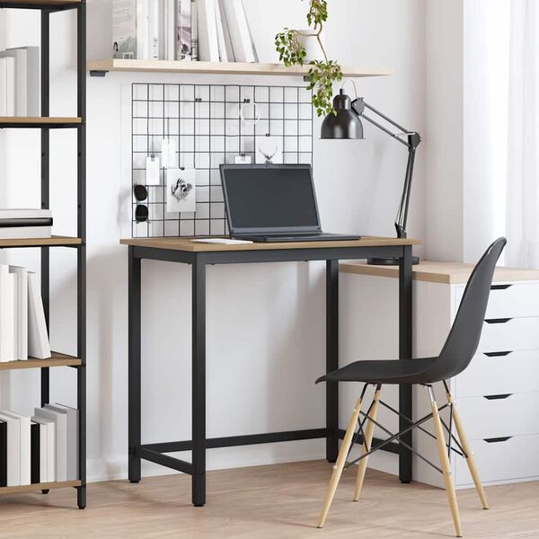 vidaXL table Ch&ecirc;ne artisanal 100 x 50 x 76,5 cm