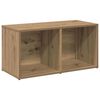 vidaXL Ensemble meuble TV 2 pcs Ch&ecirc;ne artisanal 37 x 35 x 72 cm