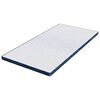 vidaXL Surmatelas Blanc 90 x 200 cm Tissu jacquard