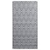 vidaXL Tapis d'ext&eacute;rieur ARAKIL Blanc et noir 120x180 cm PP