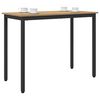 vidaXL table Ch&ecirc;ne artisanal 100 x 50 x 76,5 cm