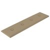 vidaXL T&ecirc;te de lit murale 12 pcs Cappuccino 60 x 15 cm Simili cuir