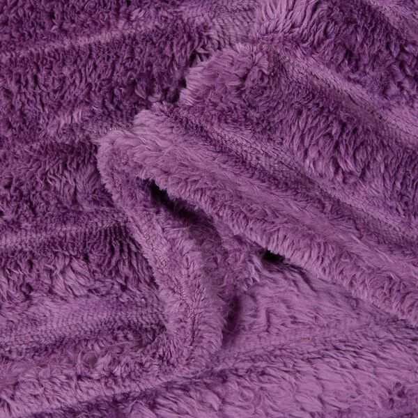 vidaXL Jet&eacute; Violet 240 x 220 cm Toison