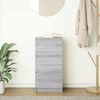 vidaXL Buffet sonoma gris 37,5x35x76 cm bois d'ing&eacute;nierie