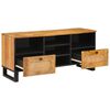 vidaXL Meuble TV Marron 100 x 33 x 46 cm Bois de mangue massif
