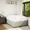 vidaXL Cadre de lit sans matelas gris clair 120x200 cm velours