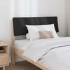 vidaXL T&ecirc;te de lit capitonn&eacute;e Noir 90 cm Pin massif