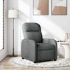 vidaXL Fauteuil inclinable Gris fonc&eacute; Tissu
