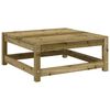 vidaXL Repose-pied de jardin 70x70x30 cm bois de pin impr&eacute;gn&eacute;
