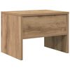vidaXL Cabinet de chevet ch&ecirc;ne artisanal 40 x 40 x 30 cm