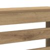 vidaXL Cache-radiateur ch&ecirc;ne artisanal 175x20x82 cm bois d'ing&eacute;nierie